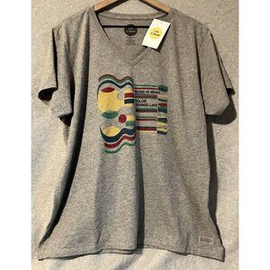 NEW Life is Good Women’s Sz XL Music Is What Color Sounds Like Short Sleeve Tee